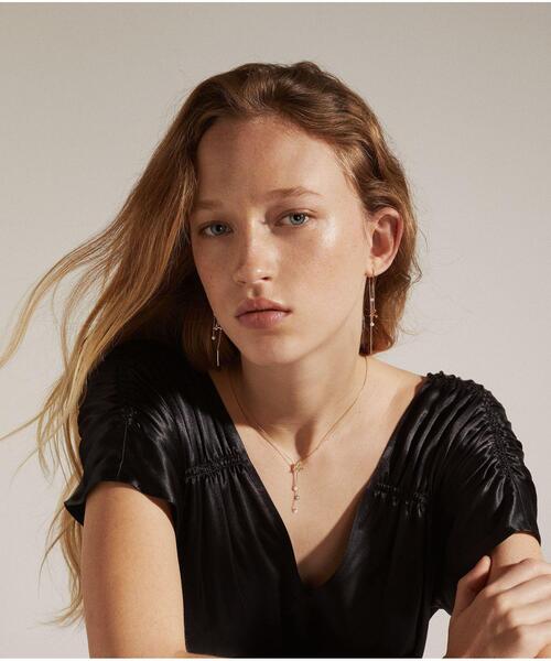 国内即発【agnes b.】H925 NECKLACE ロゴネックレス H925 ロゴ ネックレス ｜agnès b. FEMME（ファム