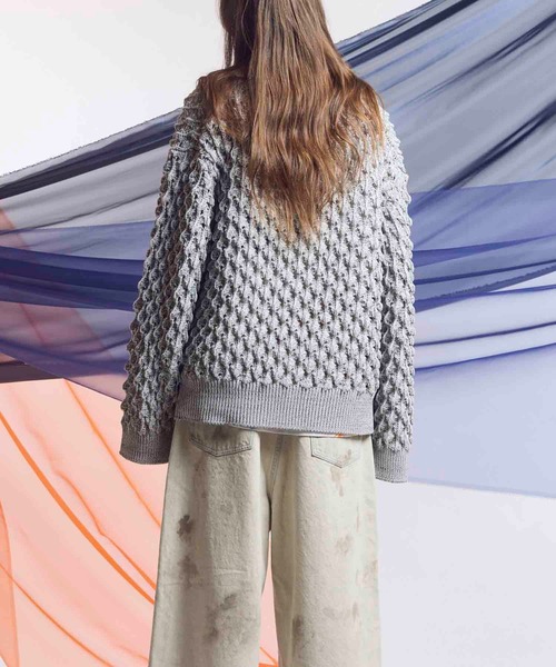 MAISON SPECIAL ニット MAISON SPECIAL ニット セーター 2way V-neck Shaggy Knit Wear