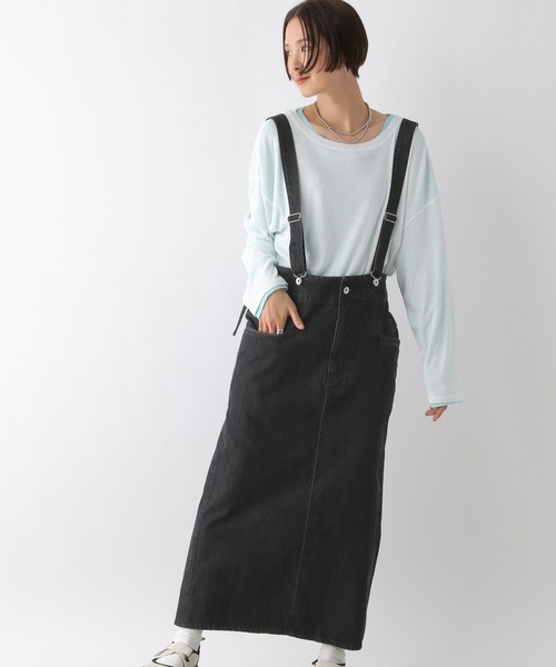 LEPSIM（レプシィム） ジャンパースカート マルチWAYデニムジャンパー