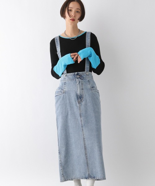 LEPSIM（レプシィム） ジャンパースカート マルチWAYデニムジャンパー