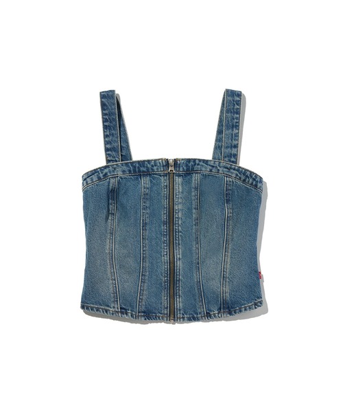 Levi's（リーバイス） ベスト ジレ SCULPTED デニム ビスチェ