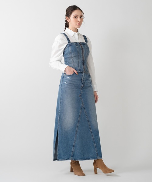 リーバイス（Levi’s）/シームビスチェドレス Levi's（リーバイス） ベスト ジレ SCULPTED デニム ビスチェ