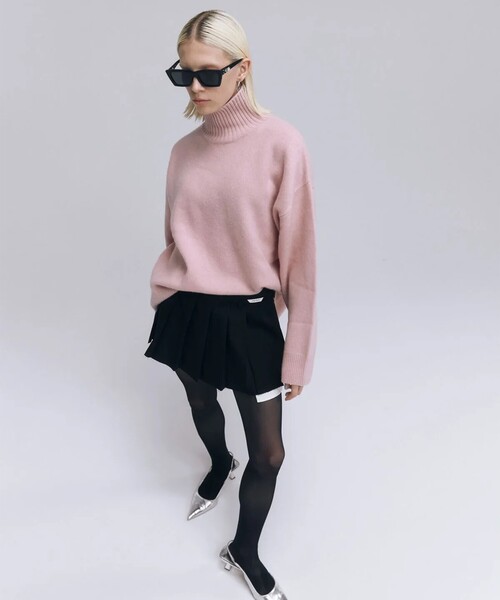 JOSE MOON ダブルウエストミニスカート JOSE MOON スカート DOUBLEWAIST PLEATS MINISKIRT/ダブル