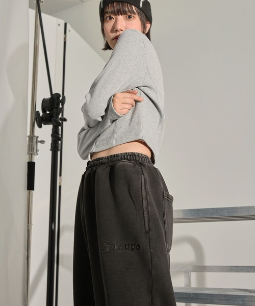 Snap club スウェットパンツ ジャージ 「Snap club」ヴィンテージ加工