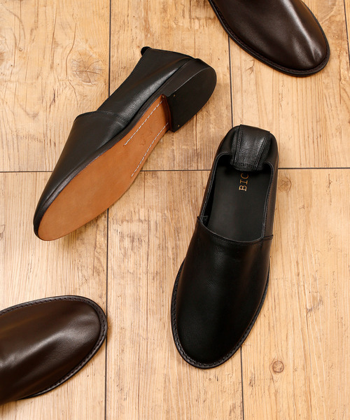 BICASH スリッポン ビカーシ / LEATHER SHOES レザースリッポン