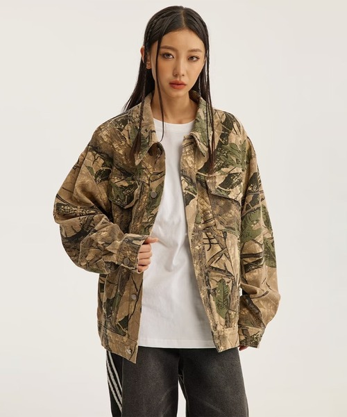 デニムジャケット　リアルツリー　カモ Shoowtime デニムジャケット gジャン Real tree Camo All Over