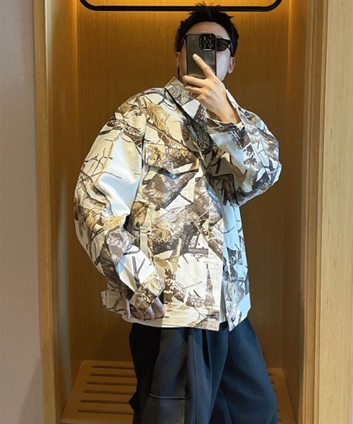デニムジャケット　リアルツリー　カモ セール】Real tree Camo All Over Design Denim Jacket / リアル