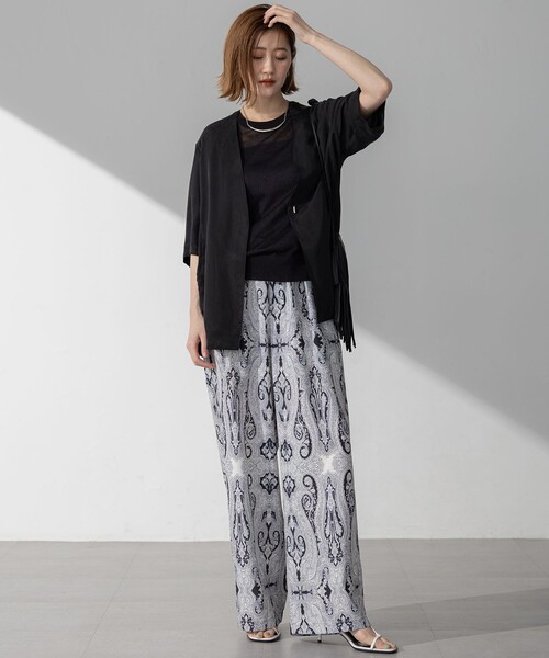 23区（ニジュウサンク） パンツ 「洗える」Rattiドローイング