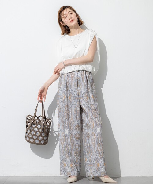 23区（ニジュウサンク） パンツ 「洗える」Rattiドローイング