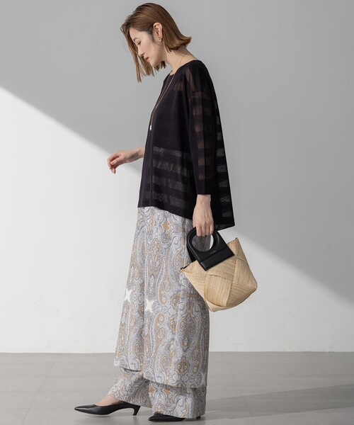 23区（ニジュウサンク） パンツ 「洗える」Rattiドローイング