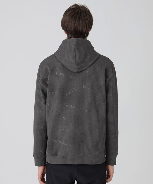 BLACK LABEL CRESTBRIDGE パーカー 「BLACK lab.」エンボスロゴ