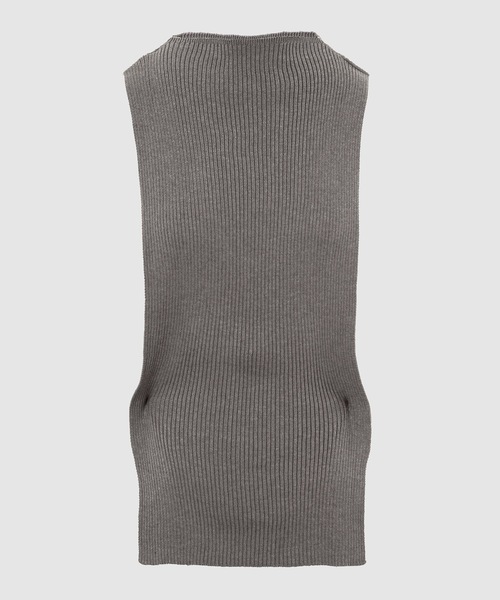 ベスト ジレ SILK MIX SIDELESS VEST / SLEEVES レディース