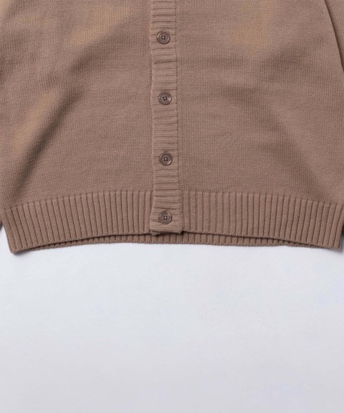 「BEVERLY HILLS POLO CLUB」 ニットカーディガン M ベージュ メンズ_画像8