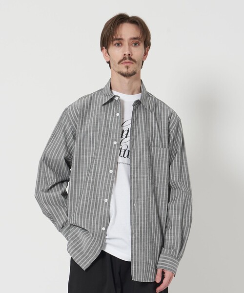 BEAUTY＆YOUTH UNITED ARROWS シャツ スラブ ストライプ