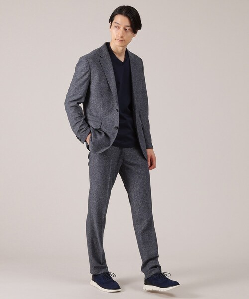 TAKEO KIKUCHI（タケオキクチ） スラックス 「抗菌防臭」尾州 リネン