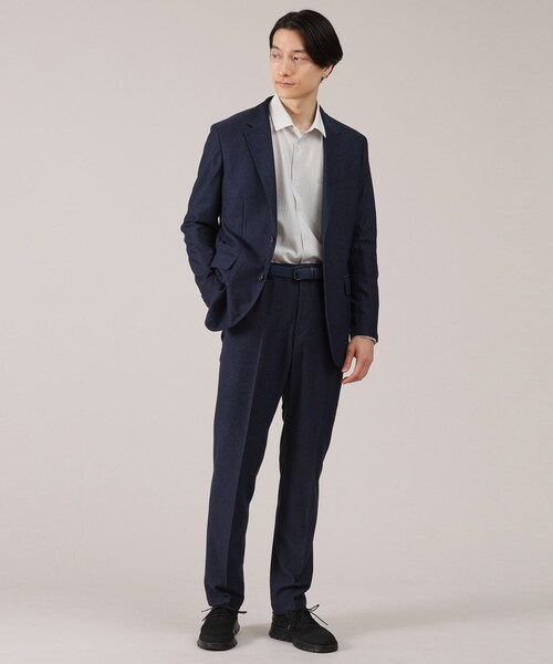TAKEO KIKUCHI（タケオキクチ） スラックス 「抗菌防臭」尾州 リネン