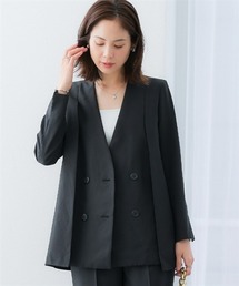 れ様グレー38ジャケット翌日発送 7days Life Styling ジャケット ノーカラージャケット 「レディース
