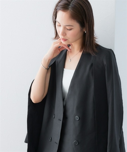 7days Life Styling ジャケット ノーカラージャケット 「レディース