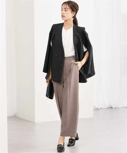 7days Life Styling ジャケット ノーカラージャケット 「レディース