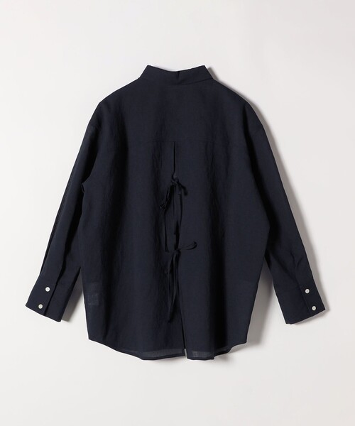 ブラウス シャツ ハーフプラケットリボンシャツ レディース DOUBLE STANDARD CLOTHING ブラウス シャツ ハーフスリーブ
