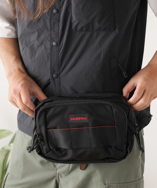 briefing ボディポーチ 完売カラー8月中旬頃入荷予定】FLAT POUCH M MW GENII（フラット