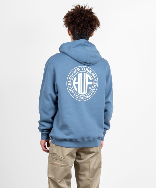 HUF 「HUF」 プルオーバーパーカー MEDIUM ブラック メンズ