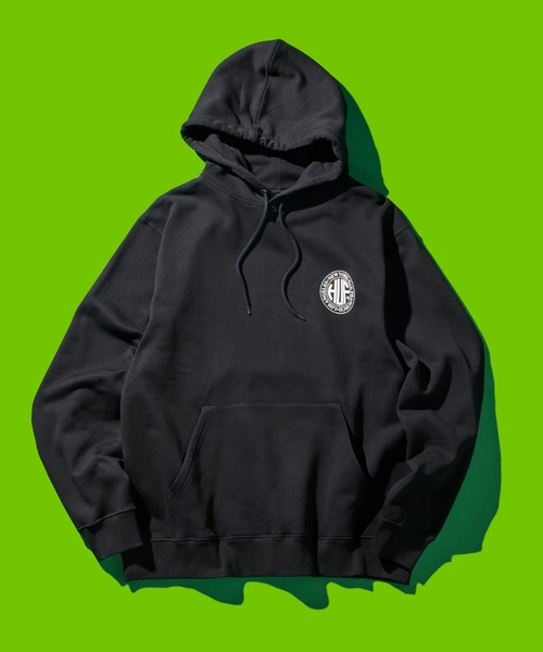 HUF 「HUF」 プルオーバーパーカー MEDIUM ブラック メンズ