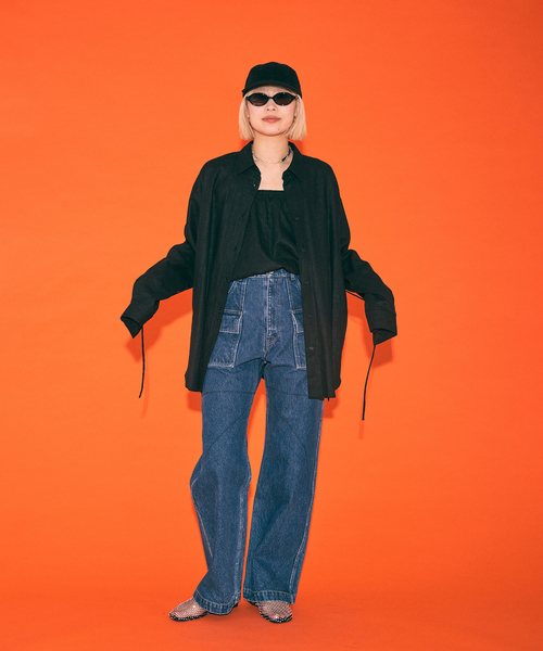 CITYSHOP ブラウス シャツ 「THE MOOD」リネンシャツ レディース
