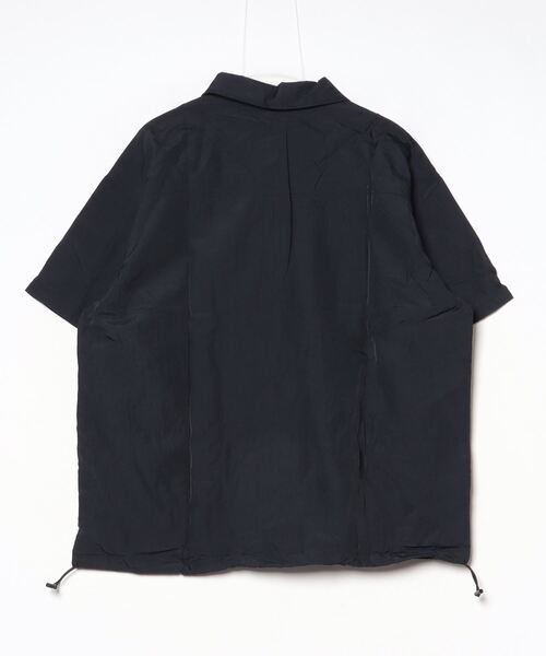 rehacer（レアセル） tシャツ R. : Loose Half Zip Nylon S/S Shirt