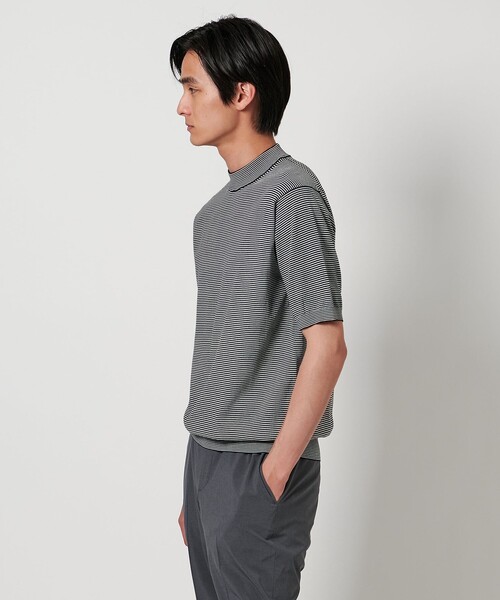 UNITED ARROWS◆ニット・セーター(厚手)/--/ポリエステル/BLK/無地 UNITED ARROWS（ユナイテッドアローズ）の「LADY ニット（ニット