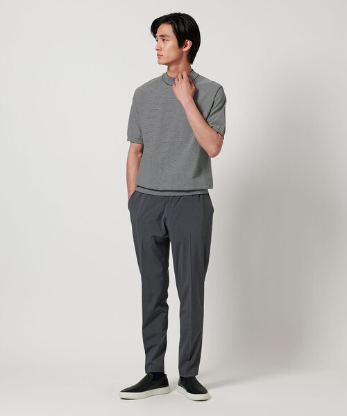UNITED ARROWS セーター ニット ショートスリーブ ボーダー