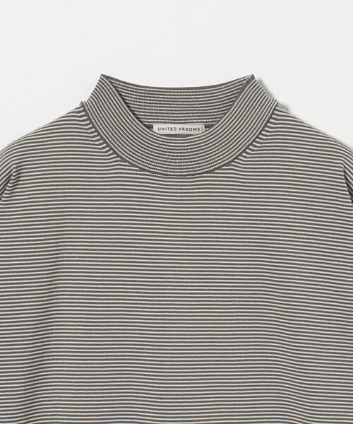 UNITED ARROWS ニット・セーター カーキ系 0401625A0060 UNITED ARROWS セーター ニット ショートスリーブ ボーダー