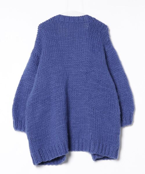 「JOURNAL STANDARD」 ニットカーディガン FREE ブルー レディース_画像2