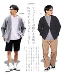 カーディガン ワッフル編み ガウンカーディガン...の詳細画像3
