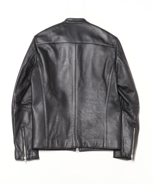 LIDnM（リドム） レザーブルゾン MEDIUM ブラック メンズ : ZOZOTOWN