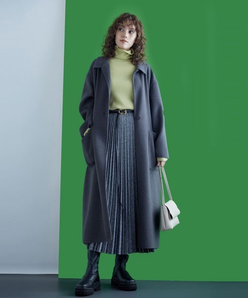 Mila Owen（ミラオーウェン） チェスターコート 0 ピンク レディース