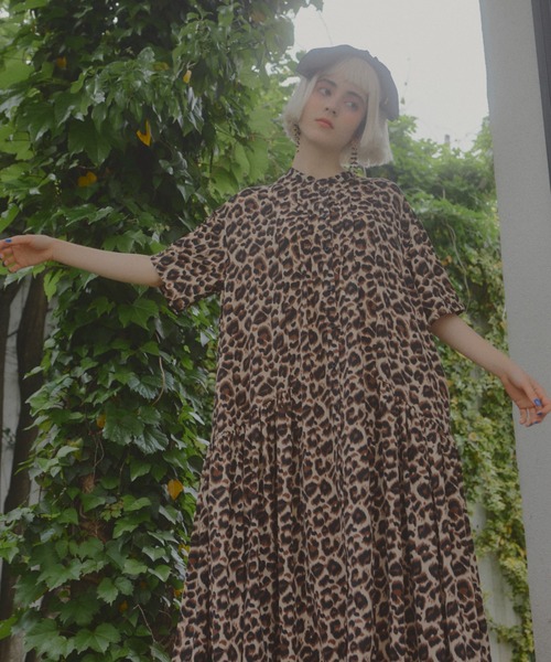 【クレオパトラ】スタンダードワンピース スタンドカラーコントラストカラーワンピース – weMALL