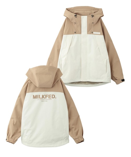 MILKFED. マウンテンパーカー レディース ベージュ MILKFED. 「MILKFED.」 マウンテンパーカー S ベージュ
