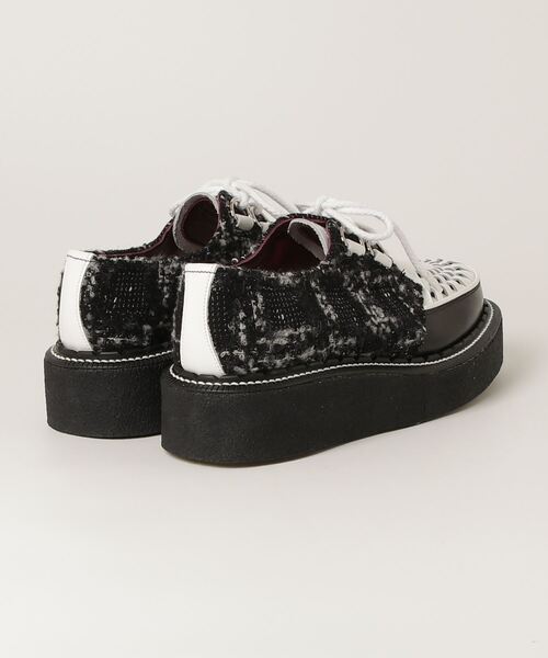 ローファー Mix tweed  GEORGE COX rubber sole メンズ レディースの画像