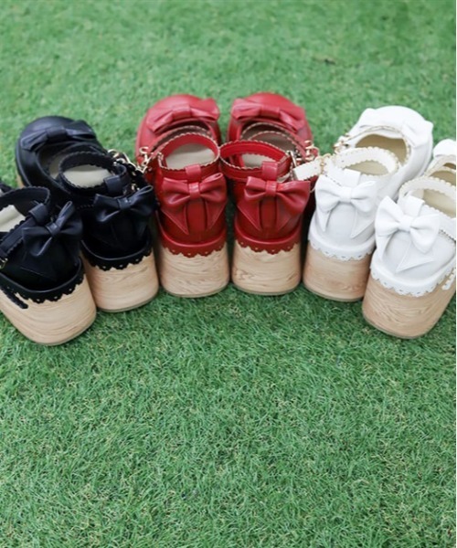 Chalmiere 木底風パンプス ワイン Mサイズ 【美品】 シャルミエール Chalmiere（シャルミエール） パンプス 木底風パンプス : ZOZOTOWN