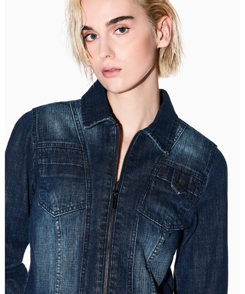 美品 Armani Exchange デニムジャケット Lサイズ ARMANI EXCHANGE デニムジャケット gジャン 「A|X アルマーニ
