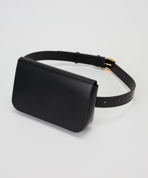 【ネット完売】カレンソロジー　SCGウエストベルトバッグ　黒 Curensology(カレンソロジー)｜〈C.S.G〉ウエストベルトバッグ