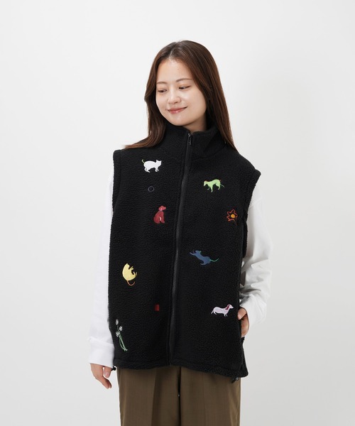 AUGボアベスト新品 WILDTHINGS（ワイルドシングス） フラッフィー ボアベスト