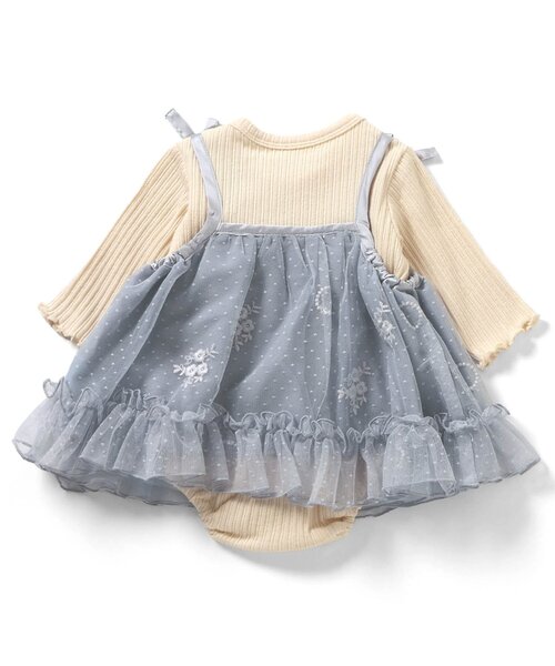 Seraph ベビー服 ロンパース 「リンク」チュールドッキング