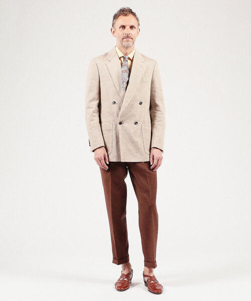 TOMORROWLAND（トゥモローランド） 「Pilgrim」スラックス 48 オレンジ