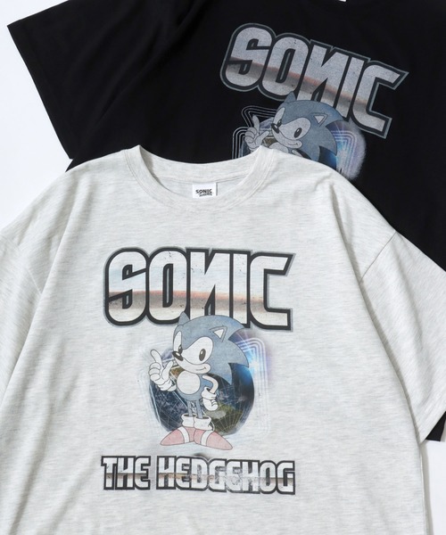 tシャツ 2025SS SEGA Sonic/セガソニック ゲーム イラスト