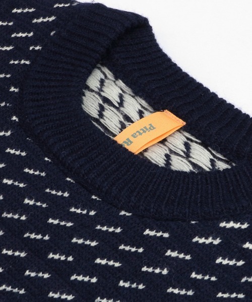 「Pitta Re:)」 長袖ニット S ネイビー メンズ_画像5
