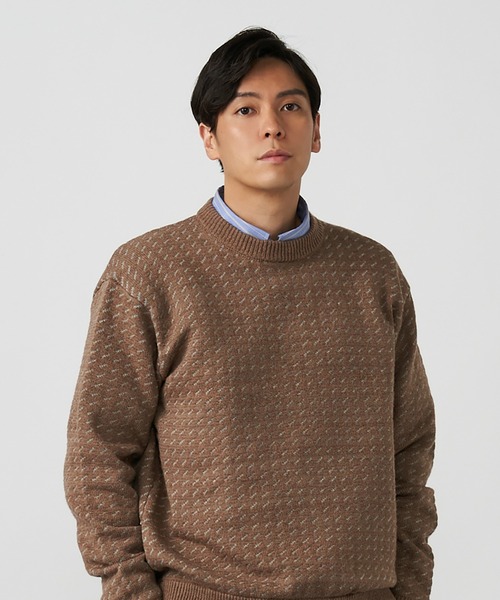 「Pitta Re:)」 長袖ニット S ネイビー メンズ_画像9