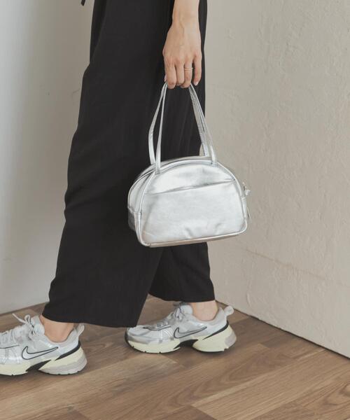 Folna ボストンバッグ Folna ホイルレザーボストンバッグ レディース 