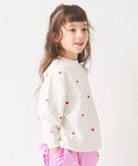tシャツ 「綿100%」ガールズ ハート 総柄...の詳細画像1